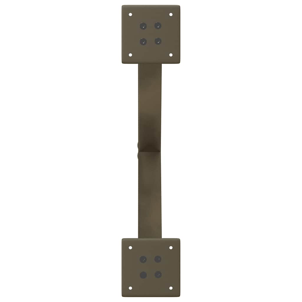 Noge za klub stolić u obliku slova X, 2 kom, prirodni čelik, 50 x (30-31) cm, čelik