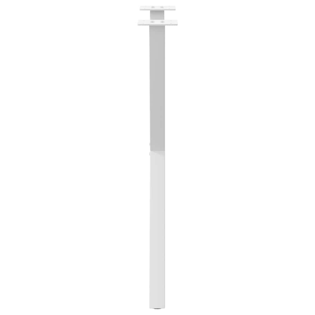 Noge za blagovaonski stol u obliku slova X, 2 kom, bijele, 57 x (72-73) cm, čelik