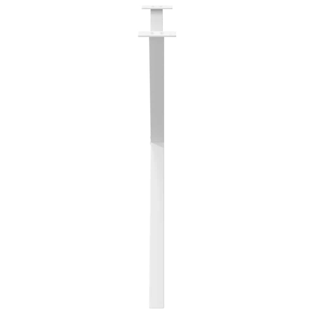 Noge za blagovaonski stol u obliku slova X, 2 kom, bijele, 90 x (72-73) cm, čelik