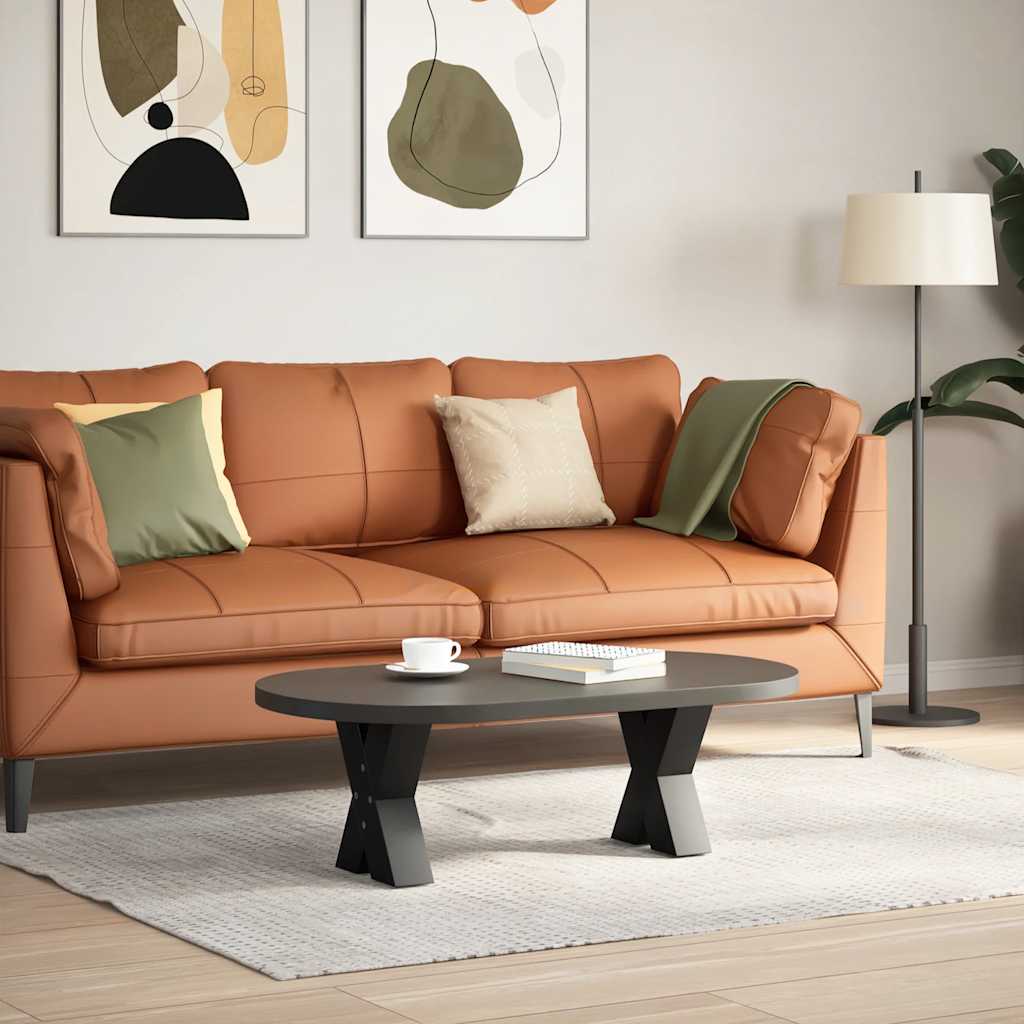Noge za klub stolić u obliku slova X, 2 kom, crne, 40 x (30-31) cm, čelik
