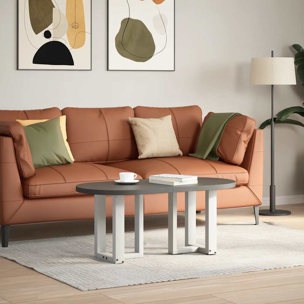 Noge za klub stolić T-oblika 2 kom Bijele 28x25x(42-43) cm Čelik