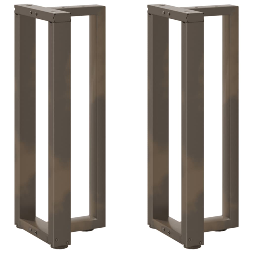 Noge za konzolni stol T-oblika 2 kom Crne 25x28x(72-73) cm Čelik