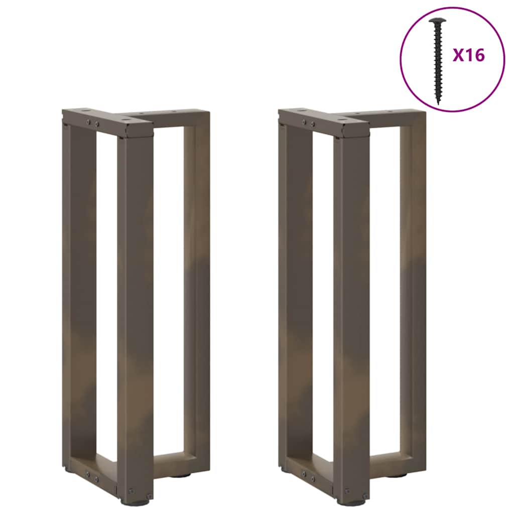 Noge za konzolni stol T-oblika 2 kom Crne 25x28x(72-73) cm Čelik