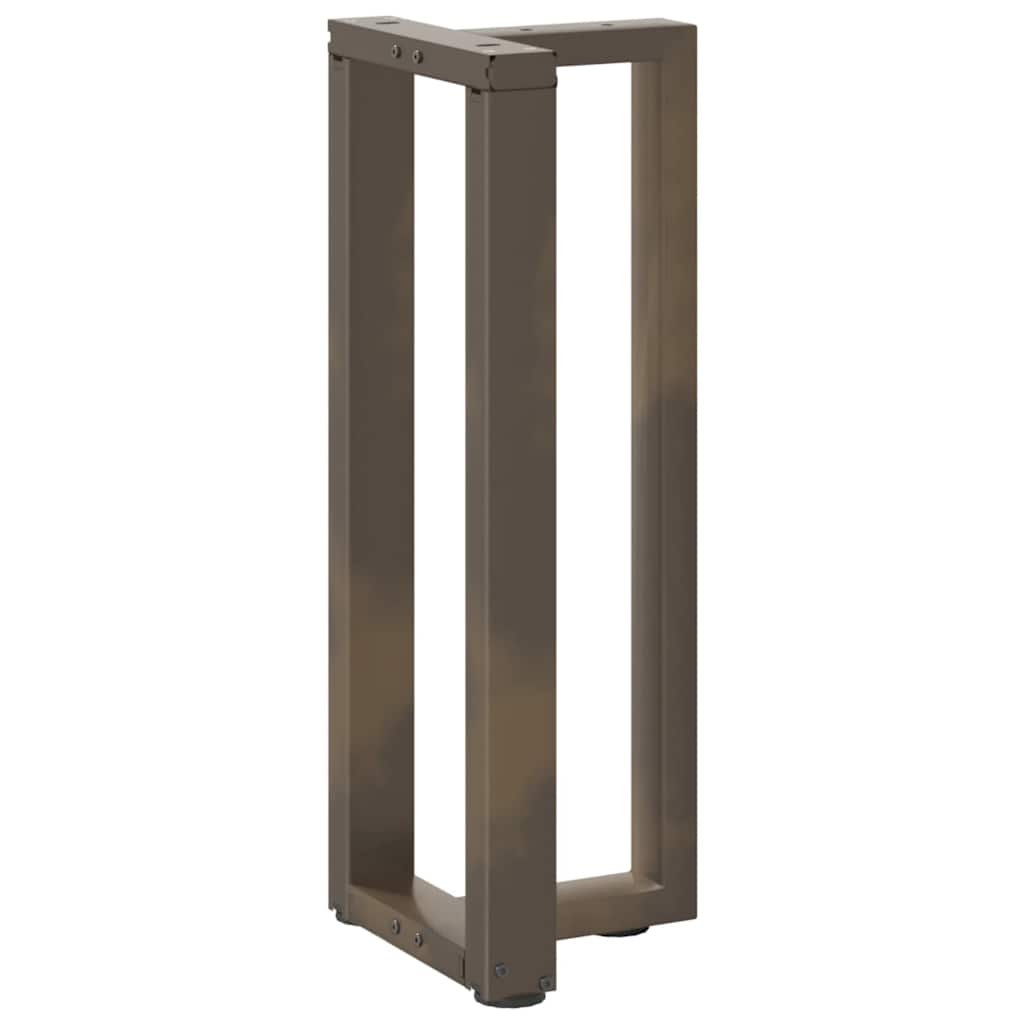 Noge za konzolni stol T-oblika 2 kom Crne 25x28x(72-73) cm Čelik
