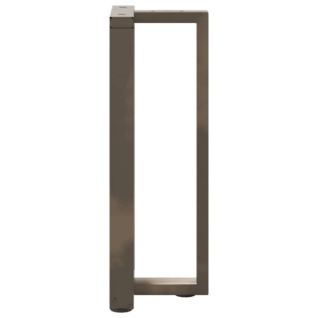 Noge za konzolni stol T-oblika 2 kom Crne 25x28x(72-73) cm Čelik