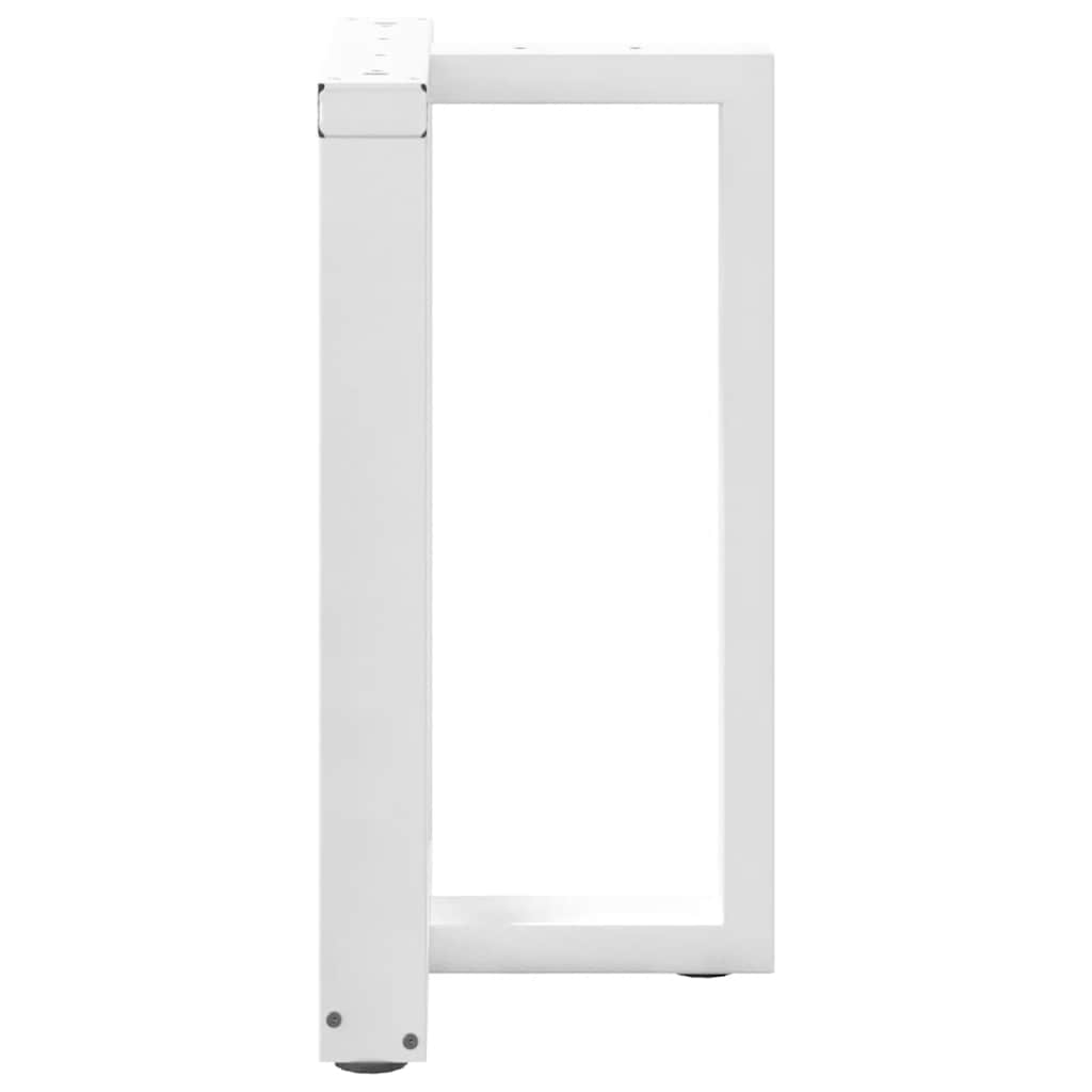 Noge za blagovaonski stol T-oblika 2 kom Bijele 60x35x(72-73) cm Čelik