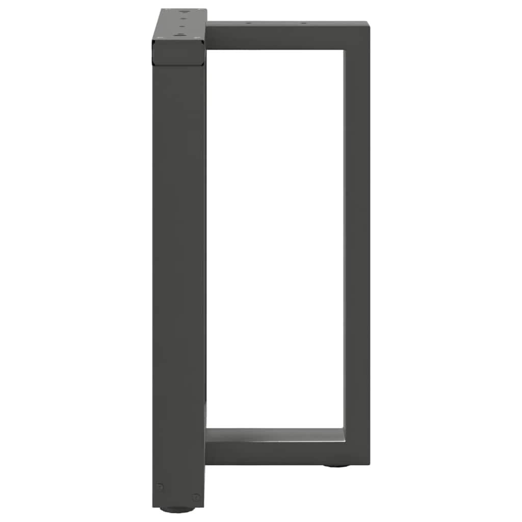 Noge za blagovaonski stol T-oblika 2 kom antracit 60x35x(72-73) cm čelik