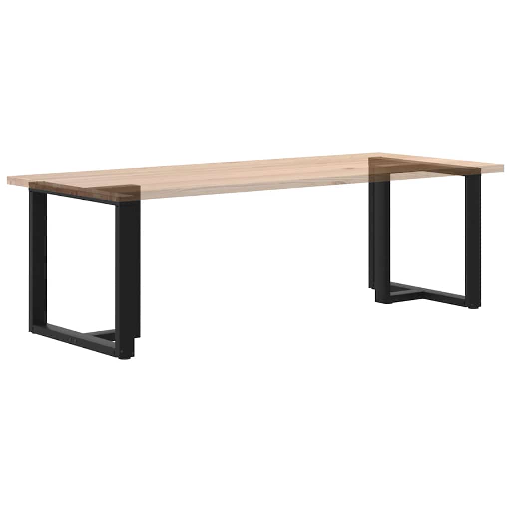 Noge za blagovaonski stol T-oblika 2 kom Crne 70x35x(72-73) cm Čelik
