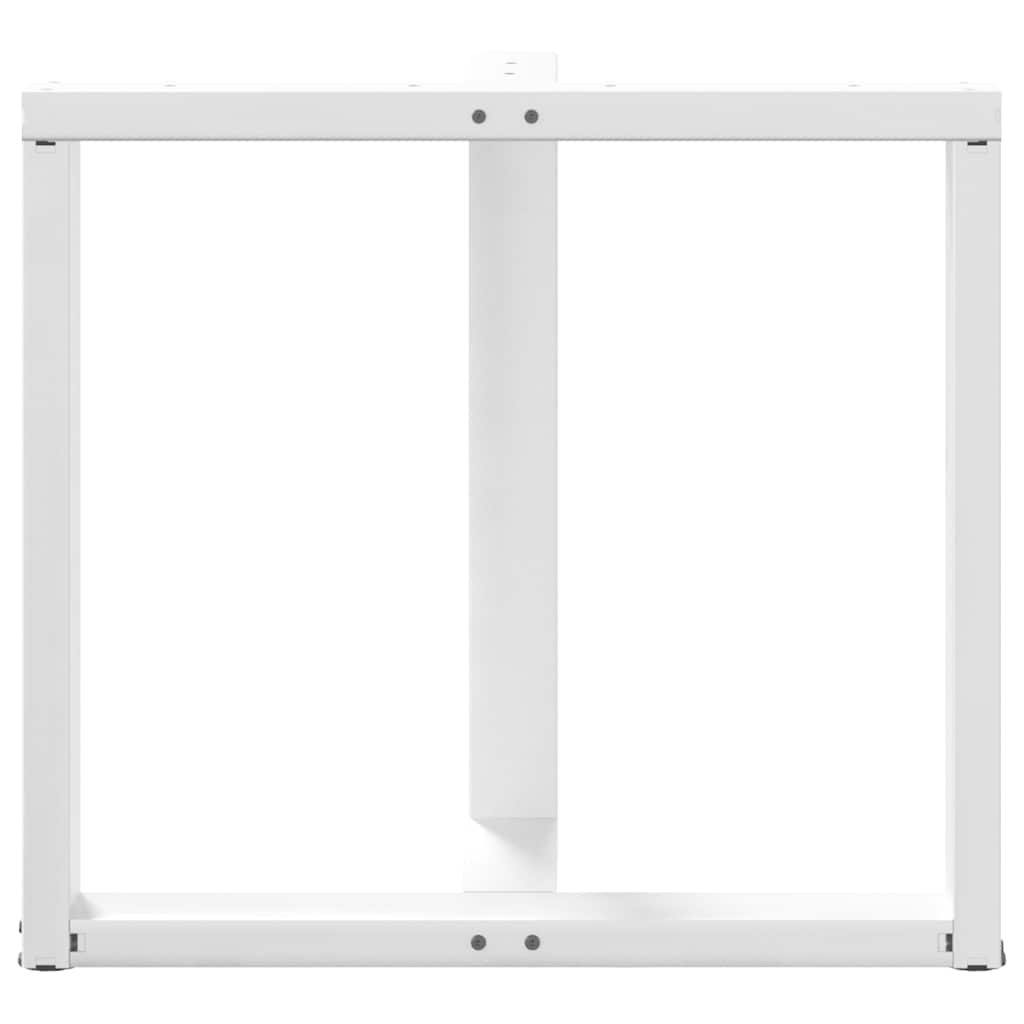 Noge za blagovaonski stol T-oblika 2 kom Bijele 70x35x(72-73) cm Čelik