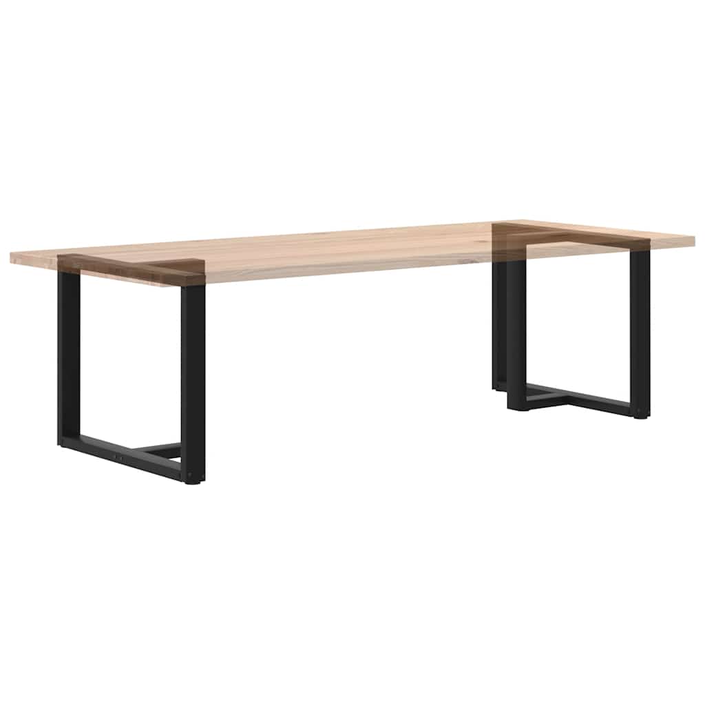 Noge za blagovaonski stol T-oblika 2 kom Crne 90x35x(72-73) cm Čelik