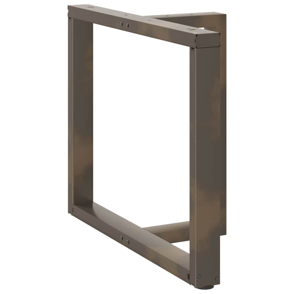 Noge za blagovaonski stol T-oblika 2 kom Crne 90x35x(72-73) cm Čelik