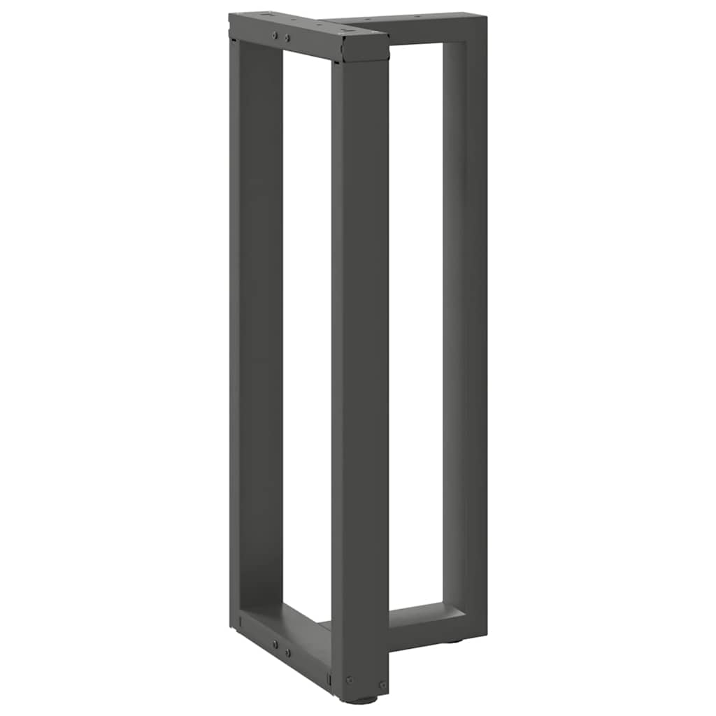 Noge za barski stol T-oblika 2 kom antracit 40x35x(100-101) cm čelik