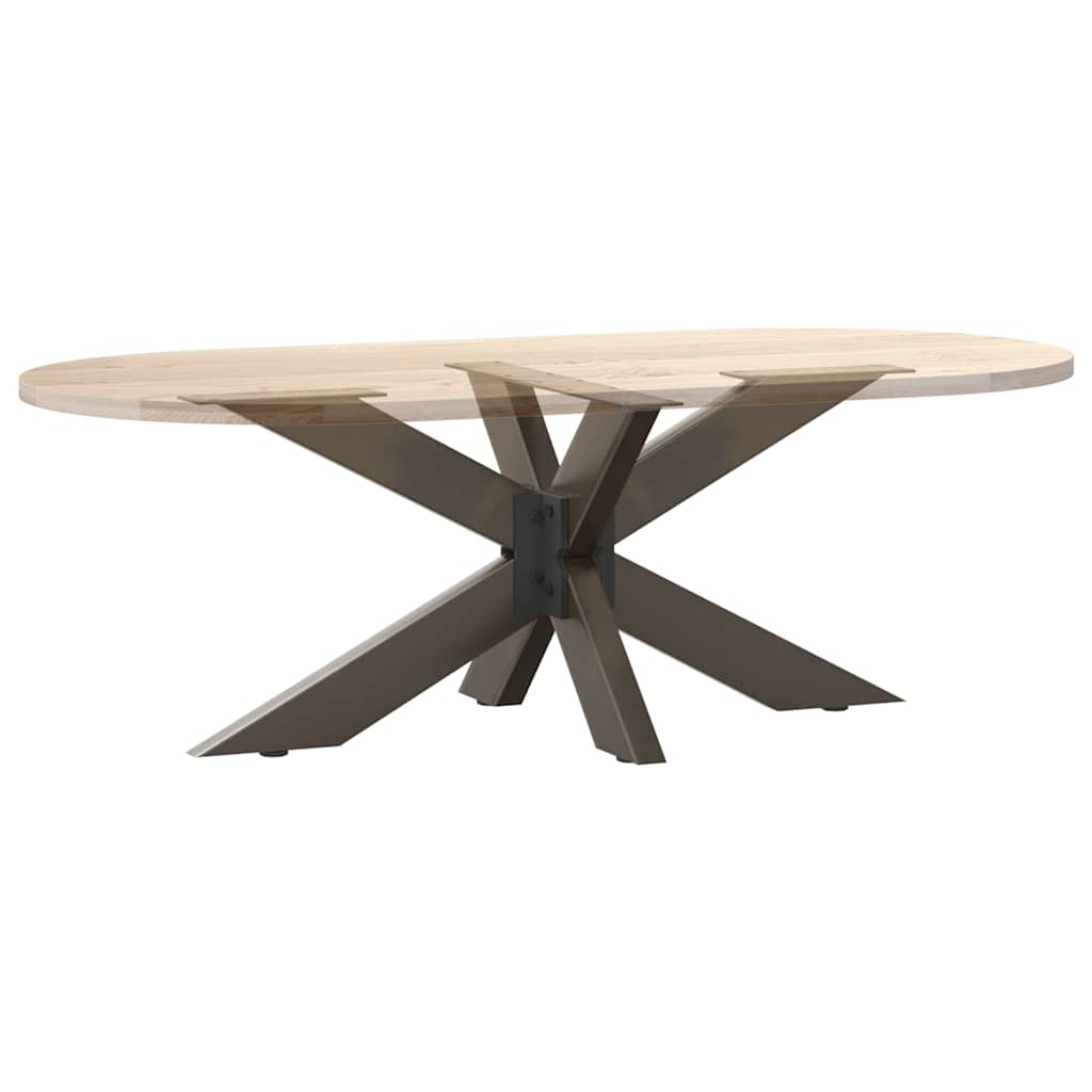 Noga stolića za kavu u obliku pauka crna 98x58x(42-43) cm čelik