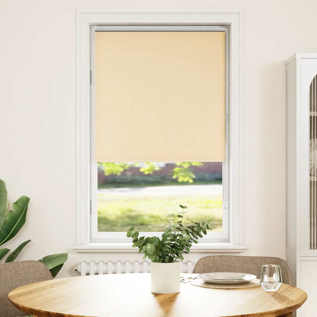 Rolo zavjesa Blackout Bež 75x130 cm Širina tkanine 70,7 cm