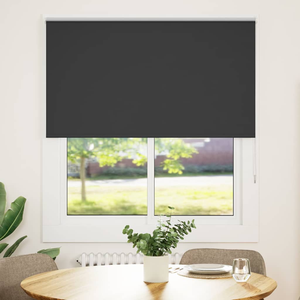 Rolo zavjesa Blackout Black 125x175 cm Širina tkanine 121,6 cm