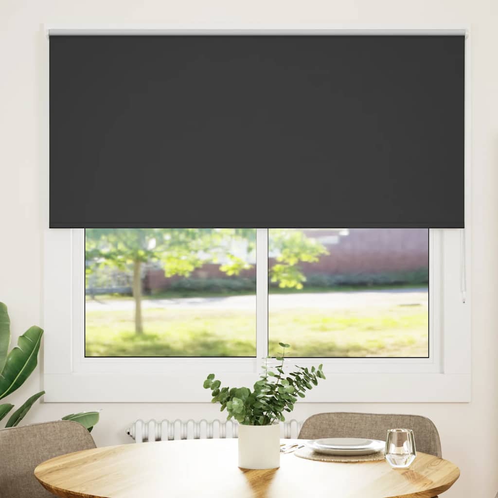 Rolo zavjesa Blackout Black 165x175 cm Širina tkanine 161,6 cm