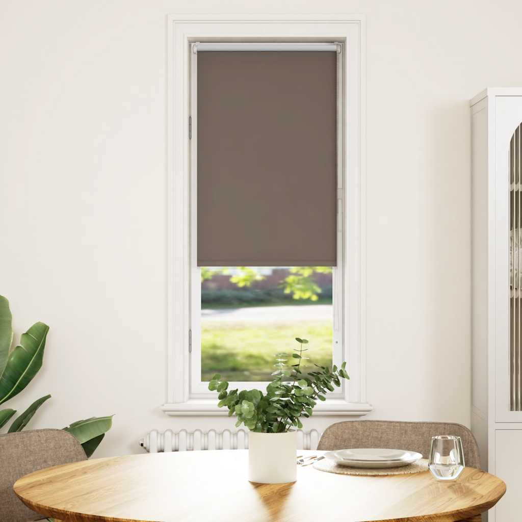 Rolo zavjesa za zamračivanje boje kave 50x130 cm Širina tkanine 45,7 cm Poliester