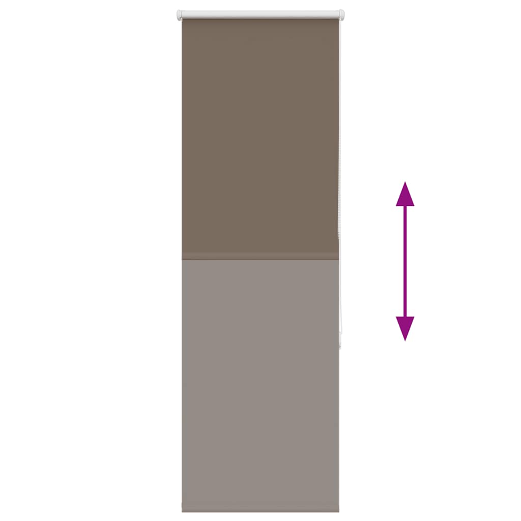 Rolo zavjesa za zamračivanje boje kave 45x150 cm Širina tkanine 40,7 cm Poliester