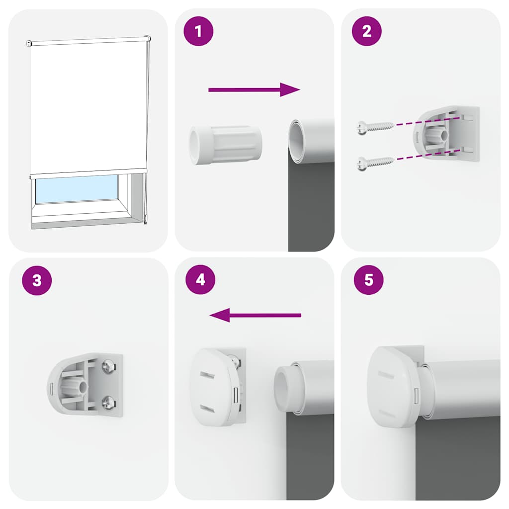 Rolo zavjesa Blackout Coffee 110x150 cm Širina tkanine 105,7 cm