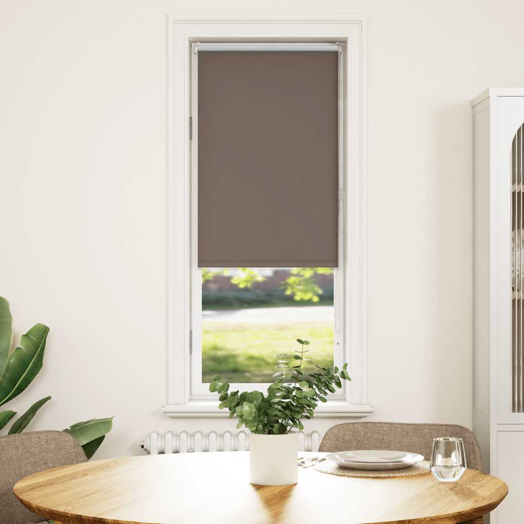 Rolo zavjesa za zamračivanje boje kave 50x175 cm Širina tkanine 45,7 cm Poliester