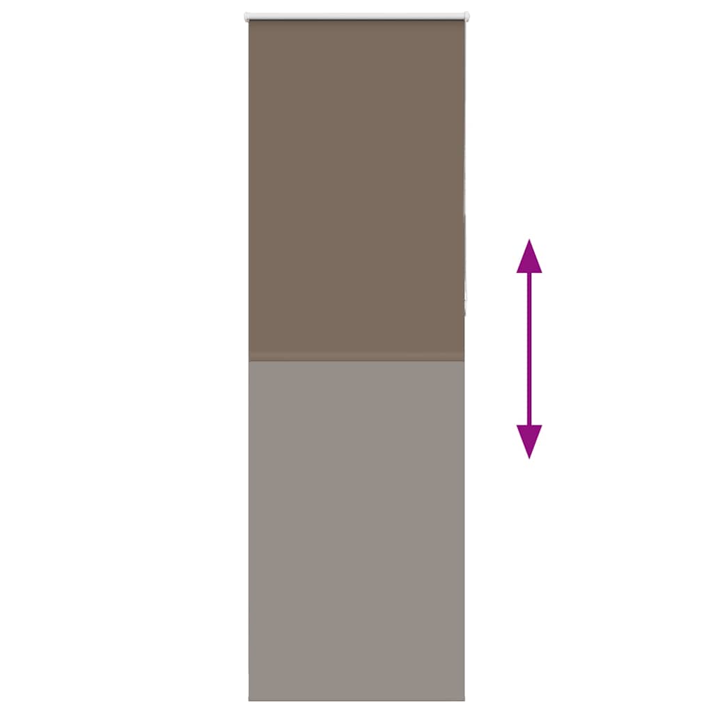 Rolo zavjesa Blackout Coffee 85x210 cm Širina tkanine 80,7 cm