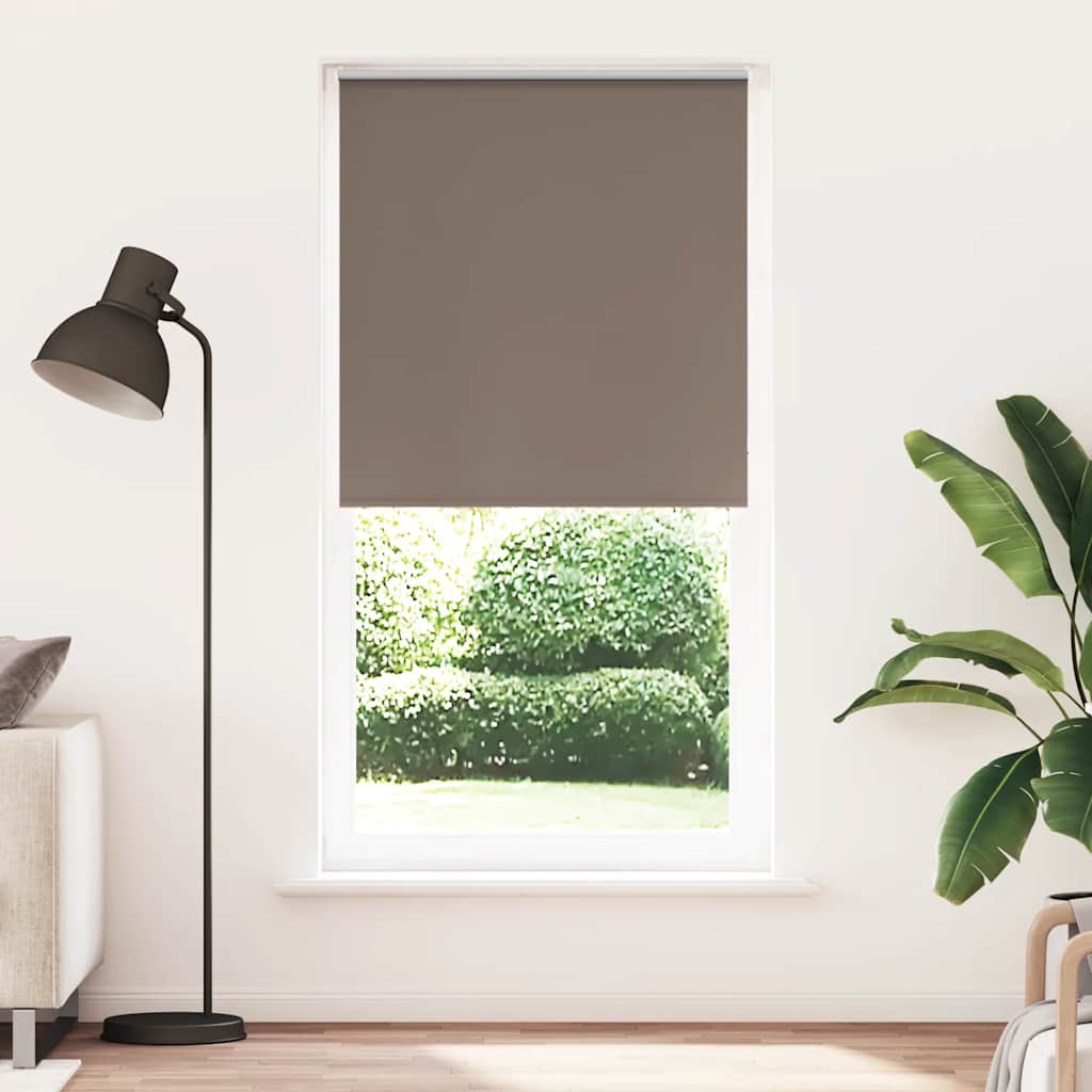 Rolo zavjesa za zamračivanje boje kave 105x210 cm Širina tkanine 100,7 cm Poliester