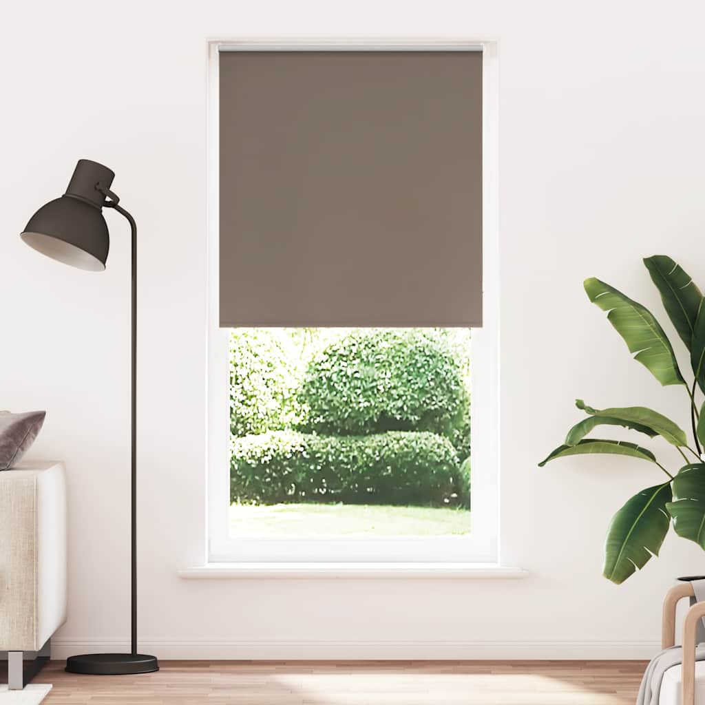 Rolo zavjesa za zamračivanje boje kave 115x210 cm Širina tkanine 110,7 cm Poliester