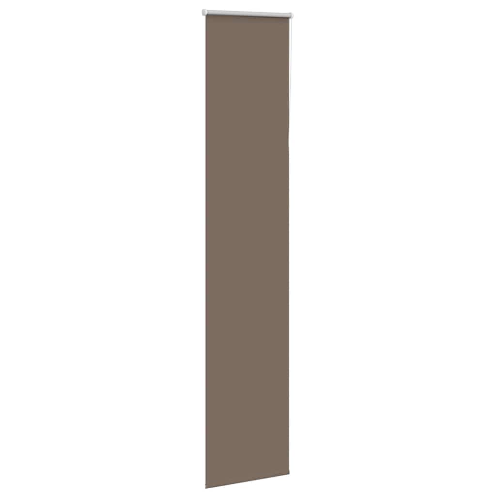 Rolo zavjesa za zamračivanje boje kave 55x230 cm Širina tkanine 50,7 cm Poliester