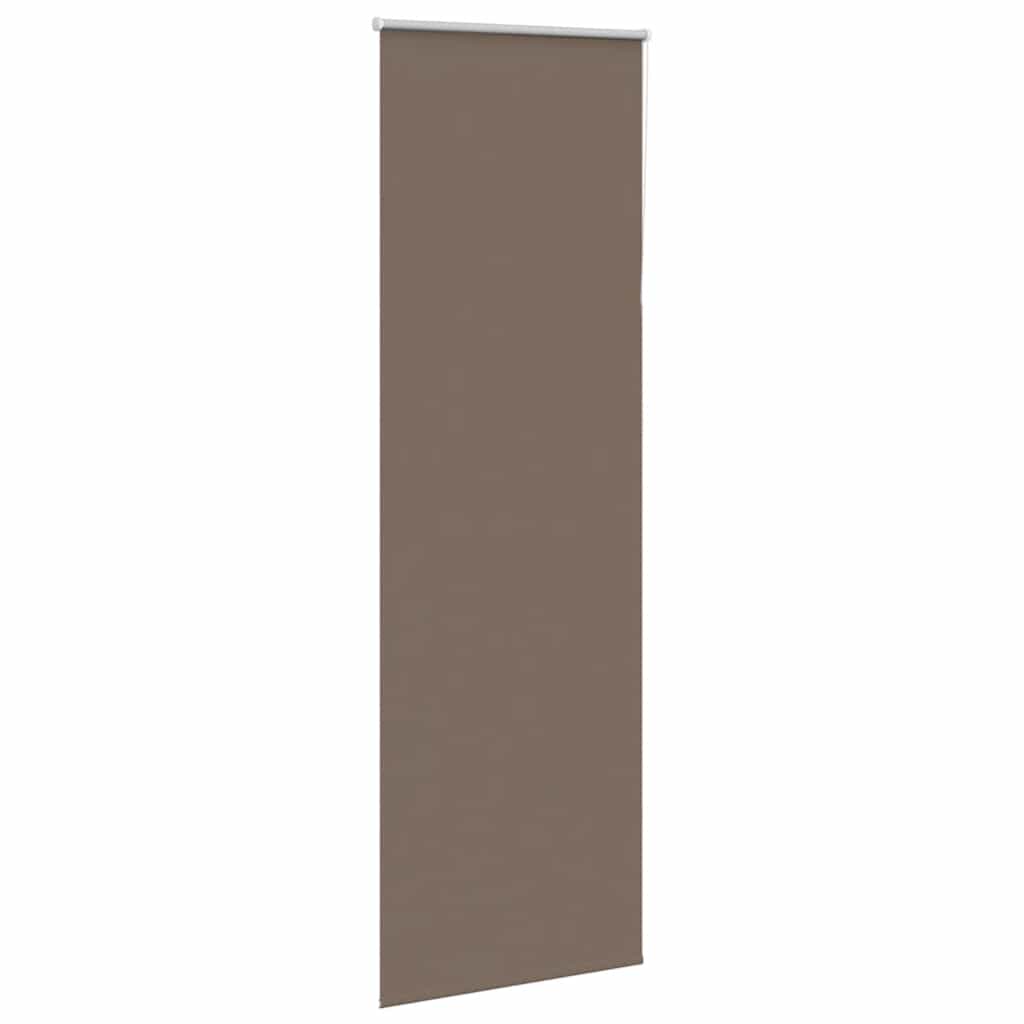 Rolo zavjesa za zamračivanje boje kave 85x230 cm Širina tkanine 80,7 cm Poliester