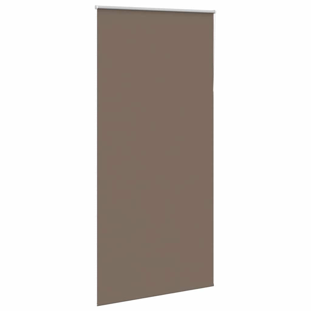 Rolo zavjesa za zamračivanje boje kave 90x230 cm Širina tkanine 85,7 cm Poliester