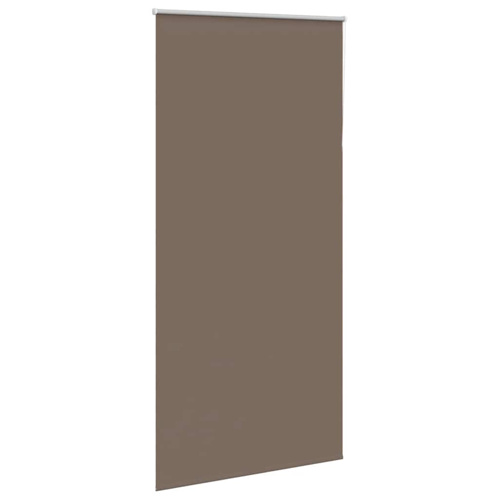 Rolo zavjesa za zamračivanje boje kave 110x230 cm Širina tkanine 105,7 cm Poliester