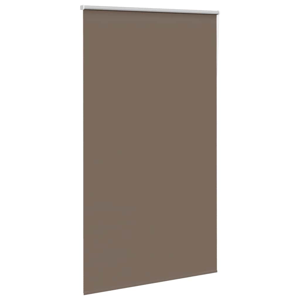 Rolo zavjesa za zamračivanje boje kave 130x230 cm Širina tkanine 126,6 cm Poliester