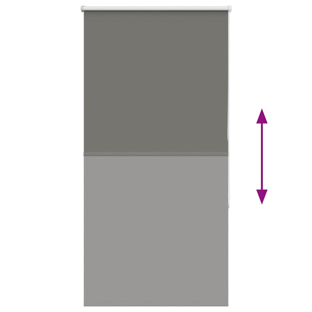 Rolo zavjesa Blackout siva 80x130 cm Širina tkanine 75,7 cm