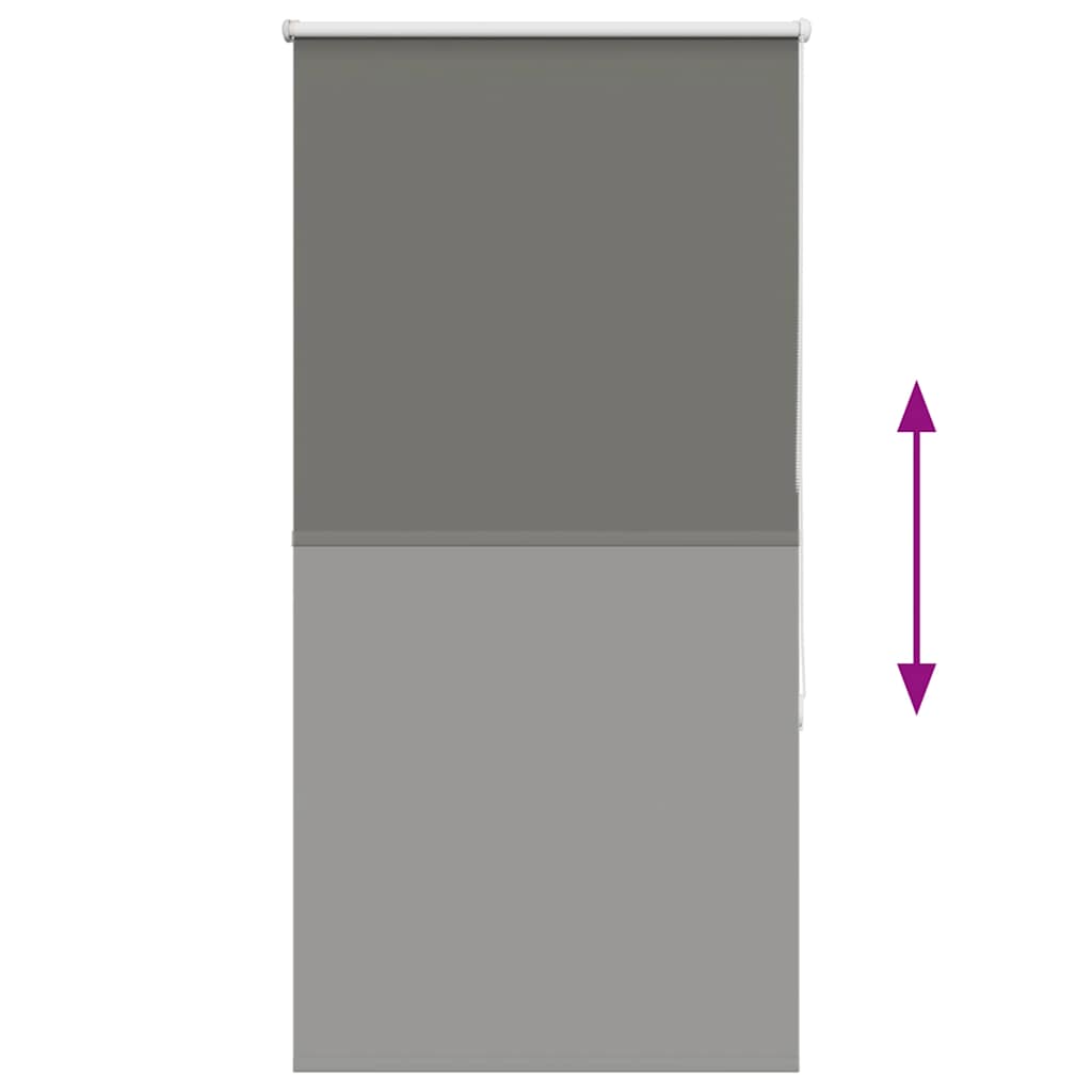 Rolo zavjesa Blackout siva 75x150 cm Širina tkanine 70,7 cm