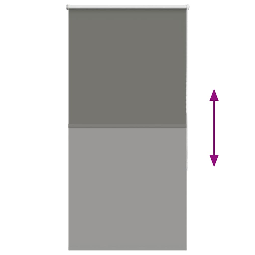 Rolo zavjesa Blackout siva 80x175 cm Širina tkanine 75,7 cm