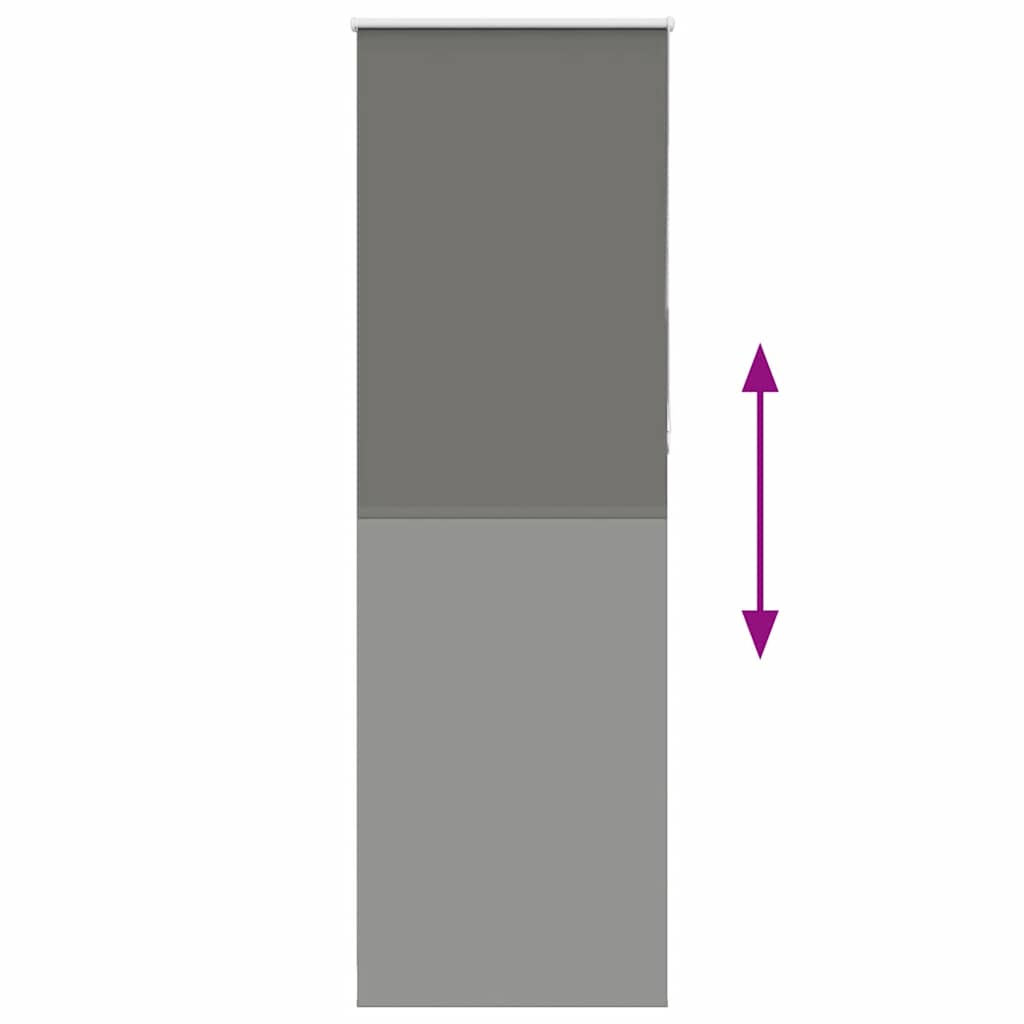 Rolo zavjesa Blackout siva 70x210 cm Širina tkanine 65,7 cm