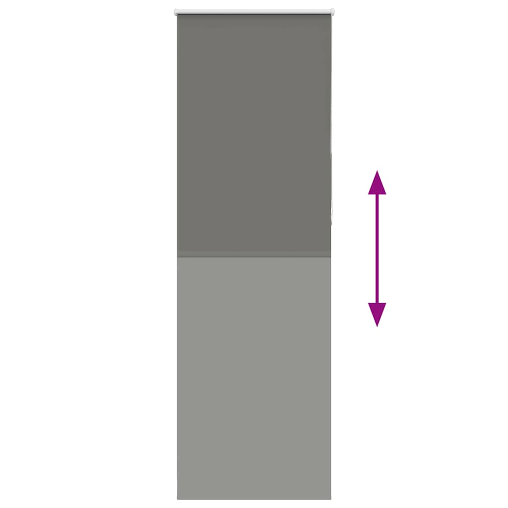 Rolo zavjesa Blackout siva 80x210 cm Širina tkanine 75,7 cm