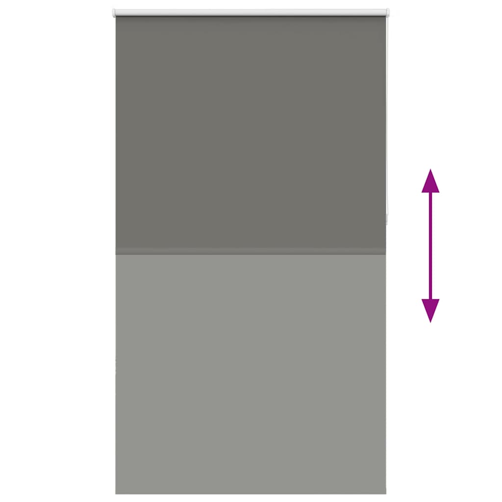 Rolo zavjesa Blackout siva 130x210 cm Širina tkanine 126,6 cm
