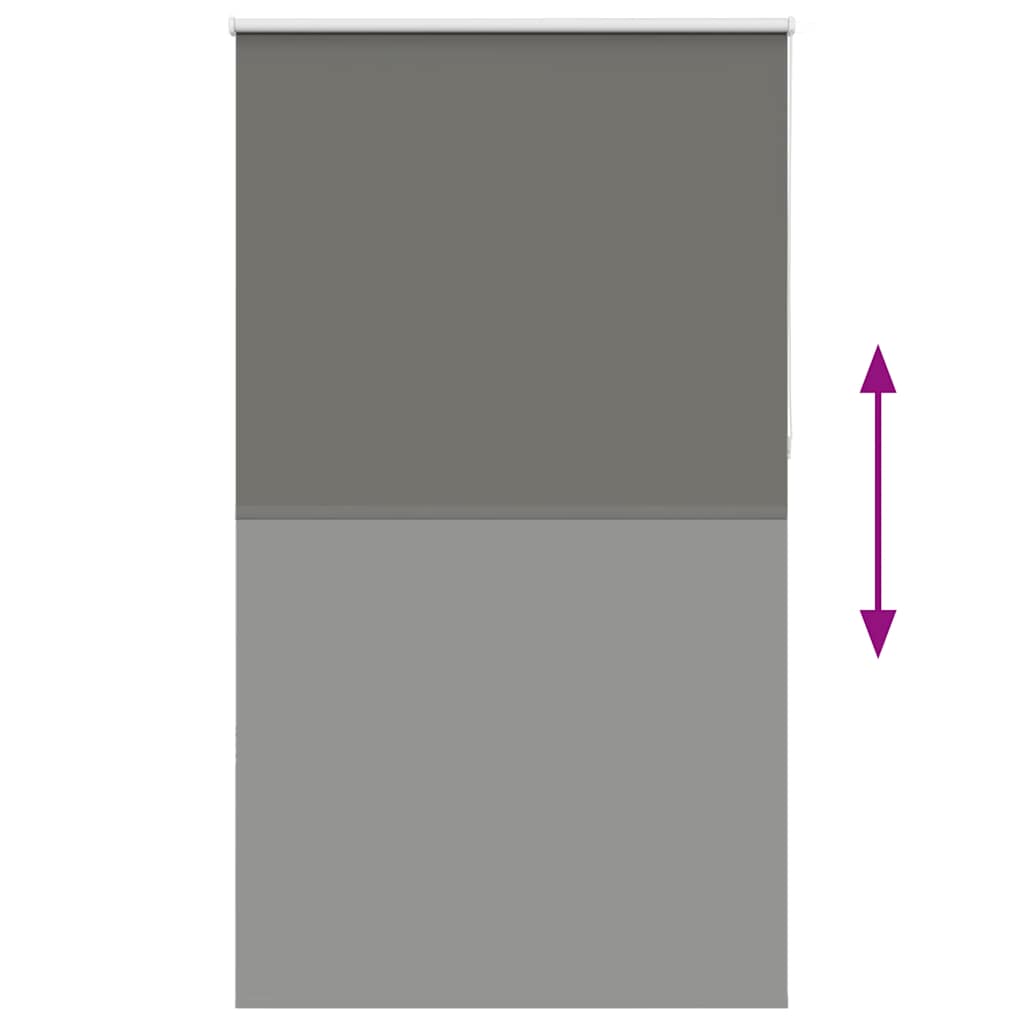 Rolo zavjesa Blackout siva 130x230 cm Širina tkanine 126,6 cm