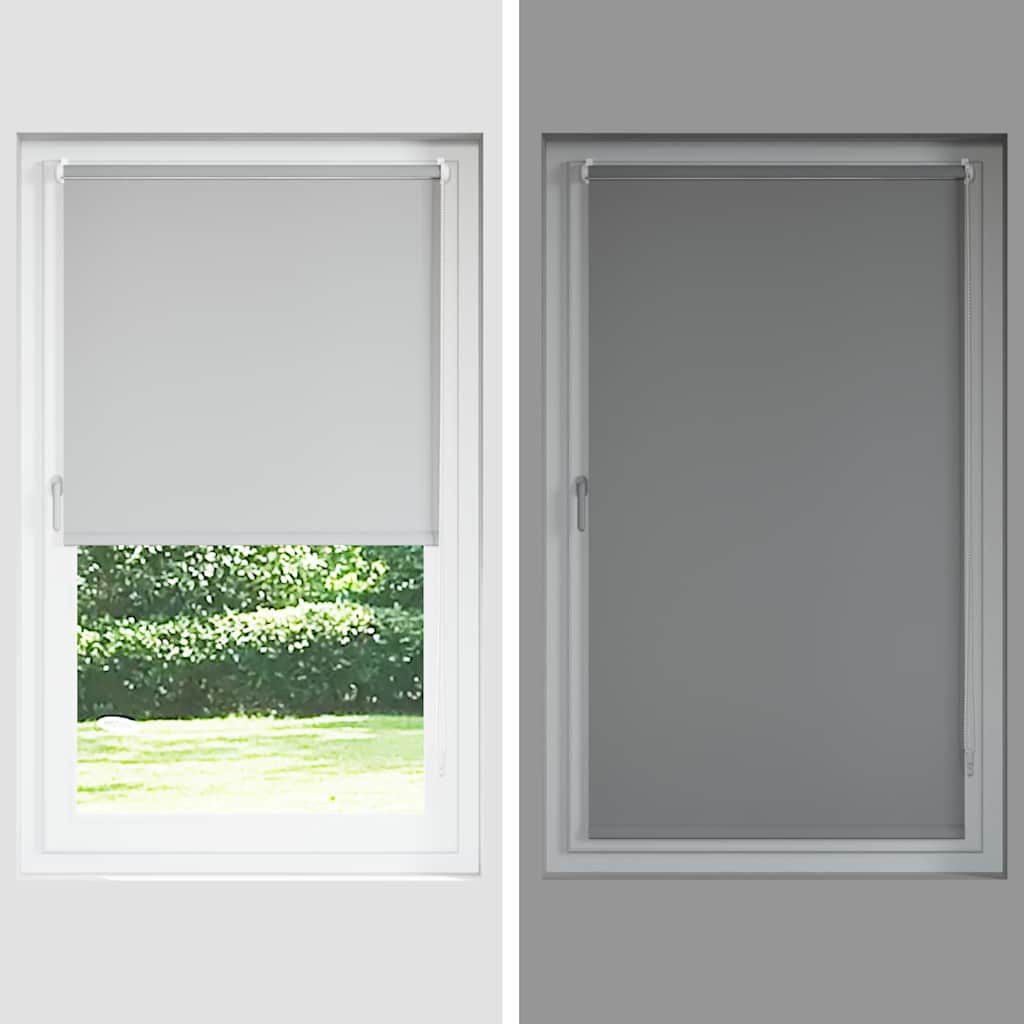 Rolo zavjesa Blackout Zeleno lišće 90x150 cm Širina tkanine