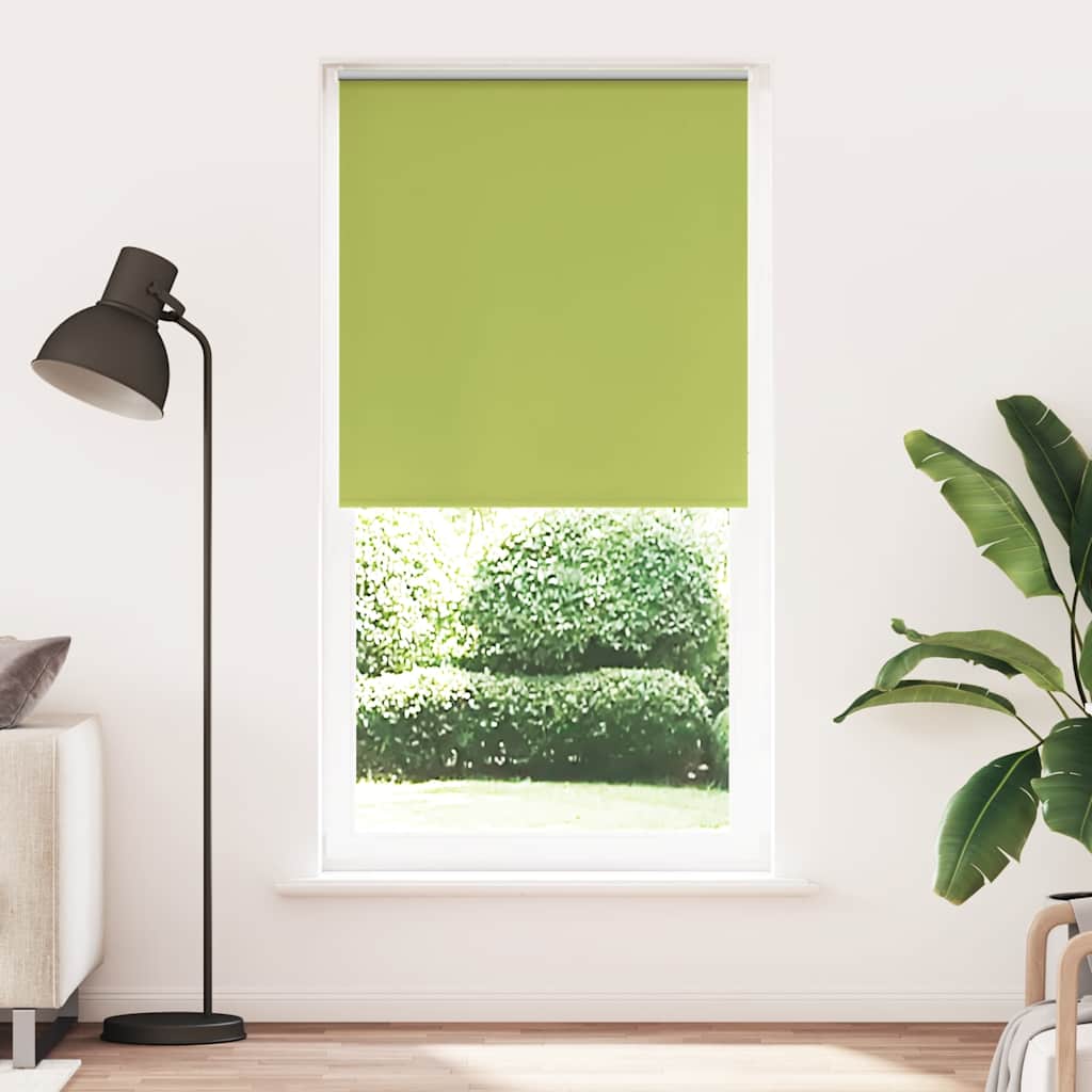 Rolo zavjesa za zamračivanje, zeleno lišće, 110x230 cm, širina tkanine 105,7 cm, poliester