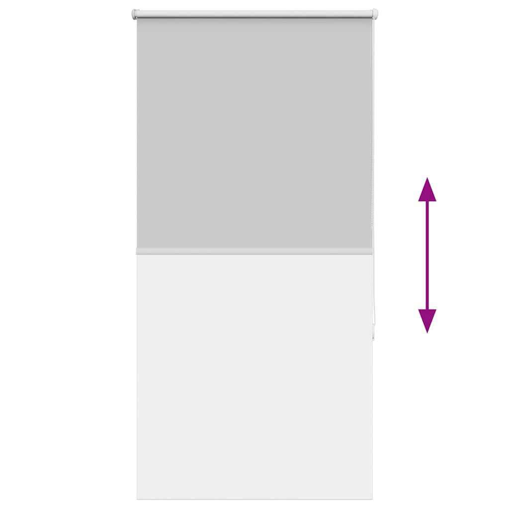 Rolo zavjesa Blackout svijetlo siva 75x150 cm Širina tkanine