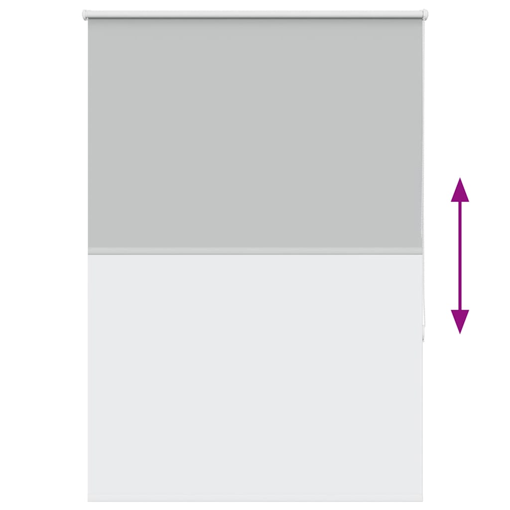Rolo zavjesa Blackout svijetlo siva 95x150 cm Širina tkanine