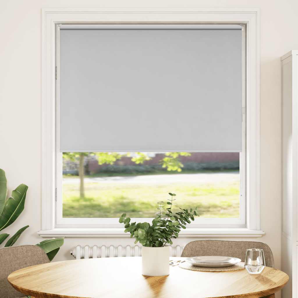 Rolo zavjesa Blackout svijetlo siva 110x150 cm Širina tkanine