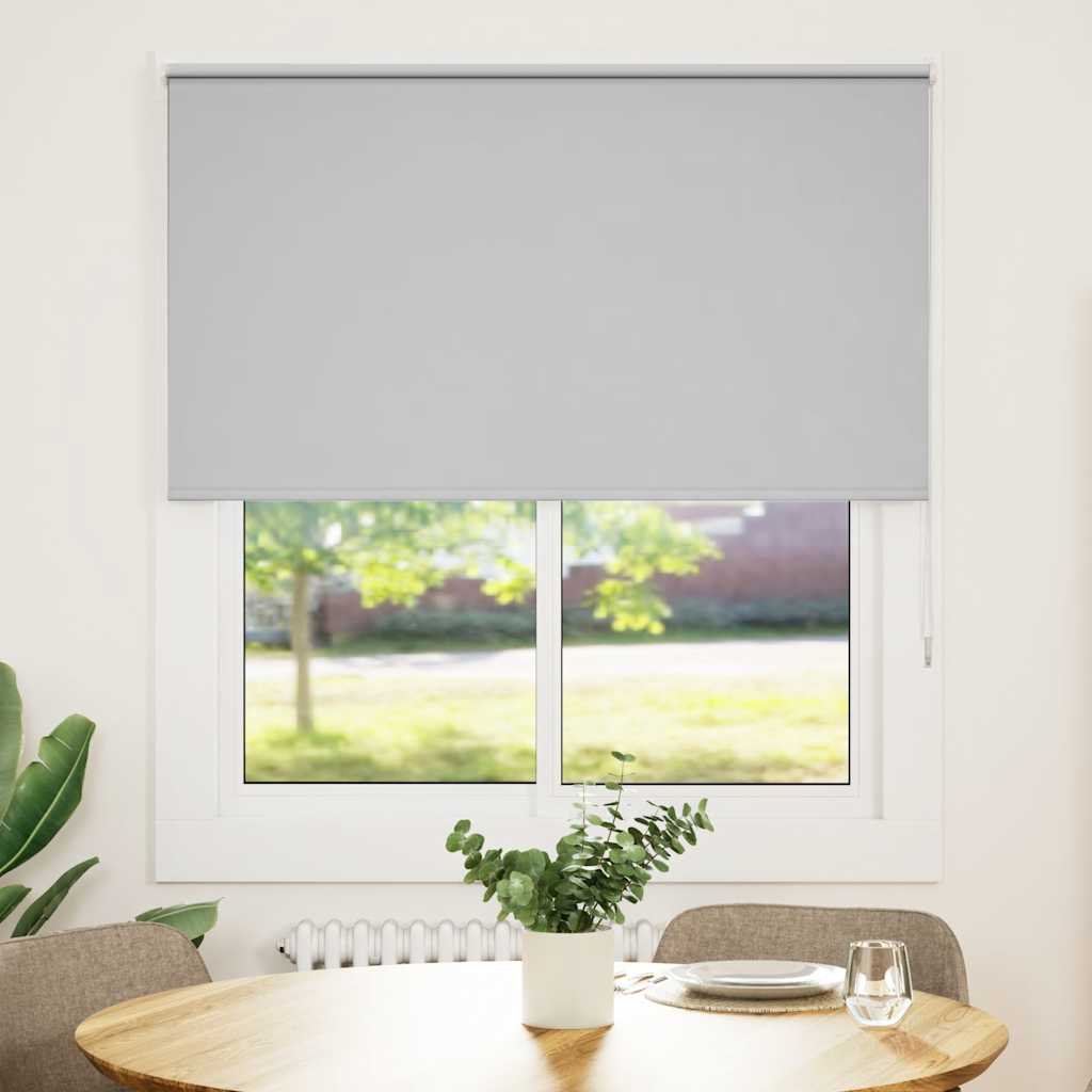 Rolo zavjesa Blackout svijetlo siva 120x150 cm Širina tkanine