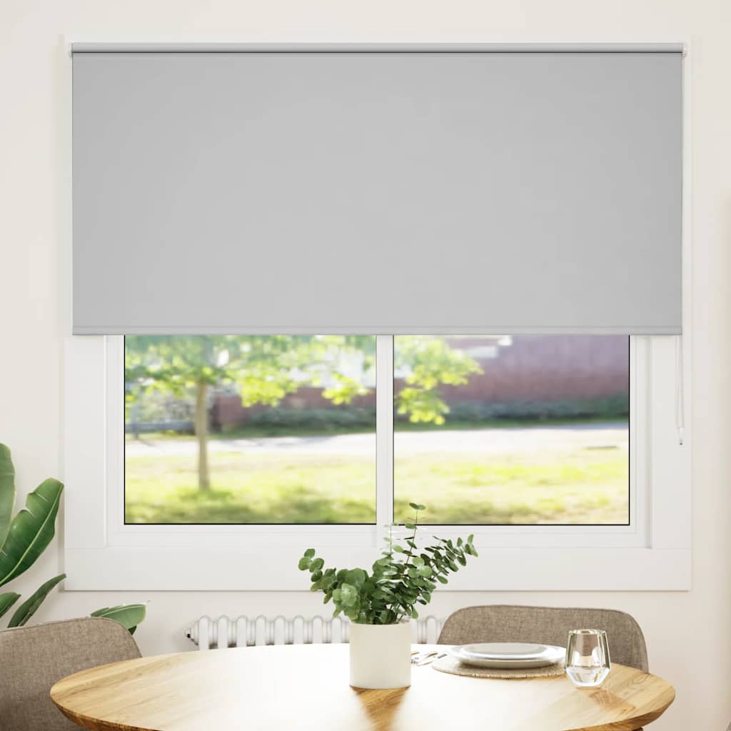 Rolo zavjesa Blackout svijetlo siva 150x150 cm Širina tkanine