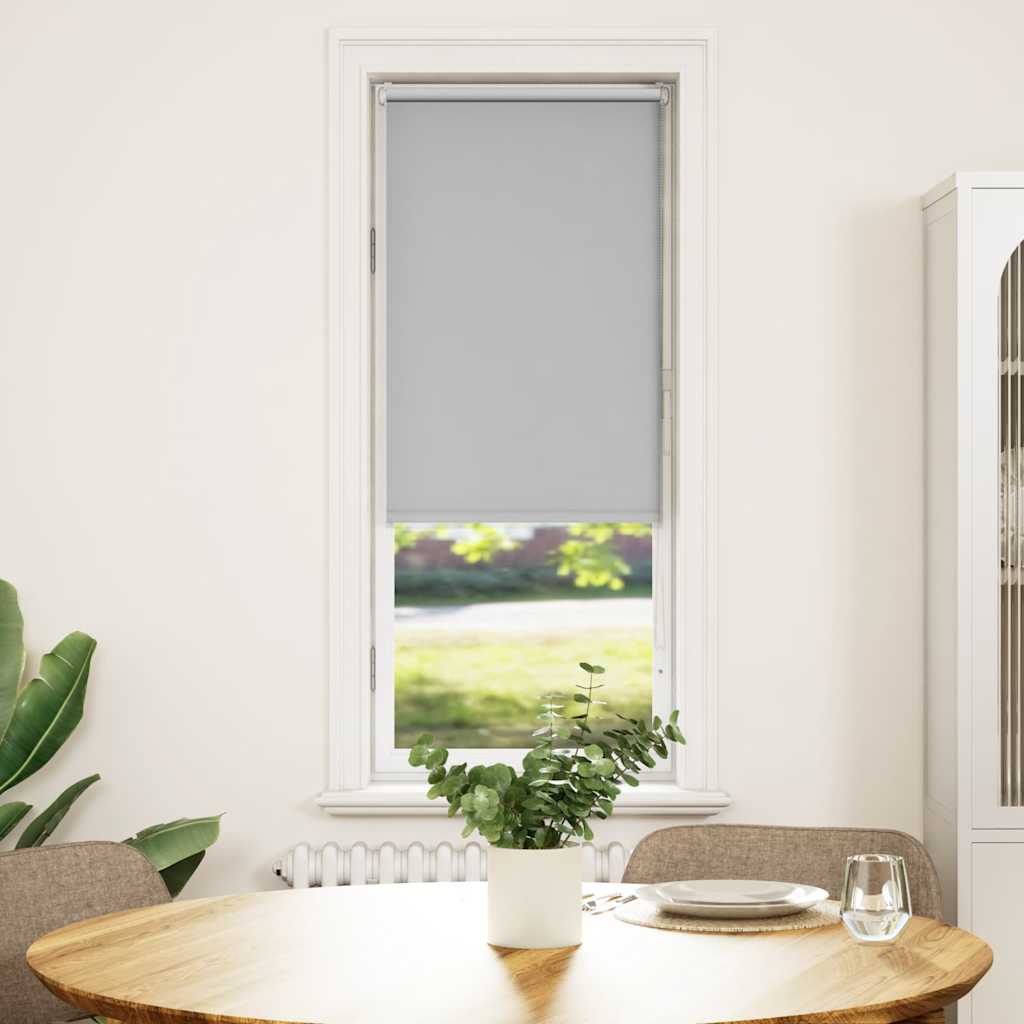 Rolo zavjesa Blackout svijetlo siva 45x175 cm Širina tkanine