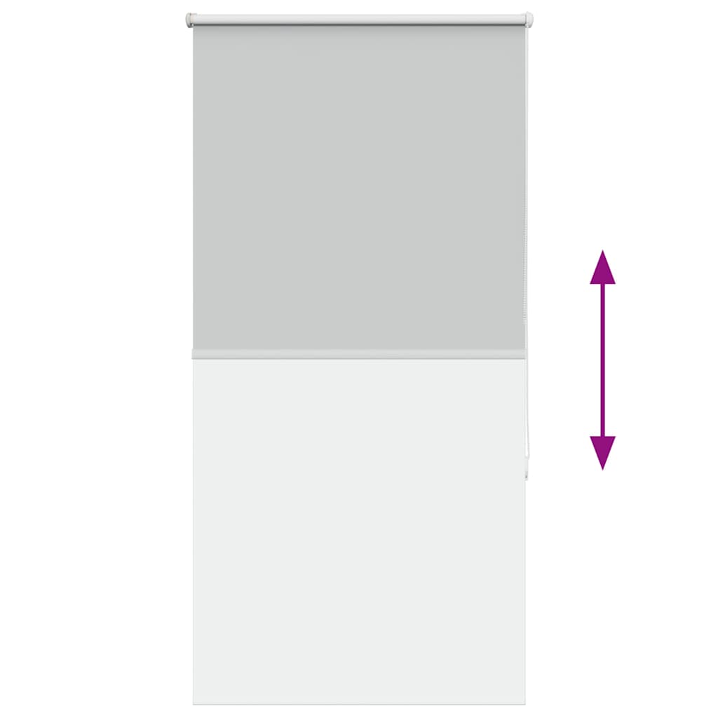 Rolo zavjesa Blackout svijetlo siva 80x175 cm Širina tkanine