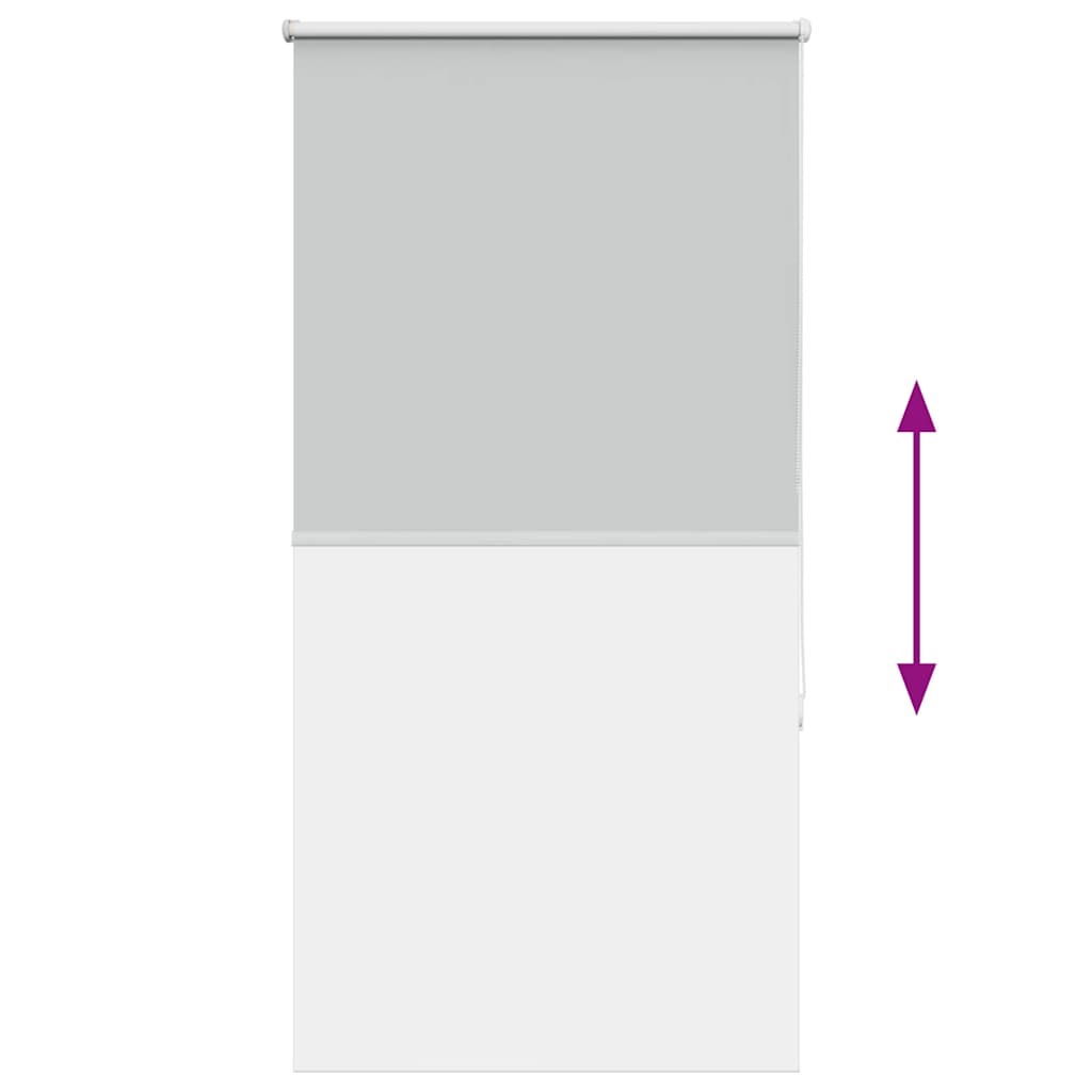 Rolo zavjesa Blackout svijetlo siva 85x175 cm Širina tkanine