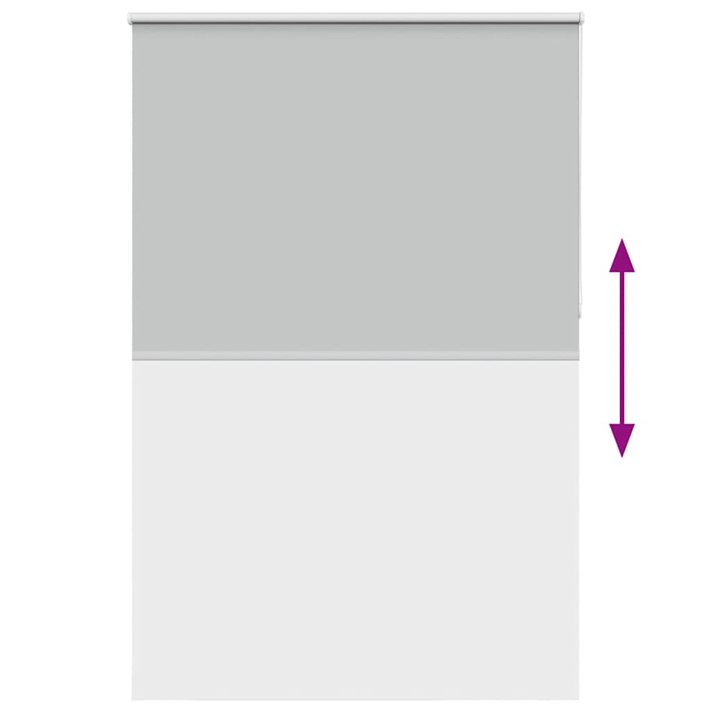 Rolo zavjesa Blackout svijetlo siva 160x210 cm Širina tkanine